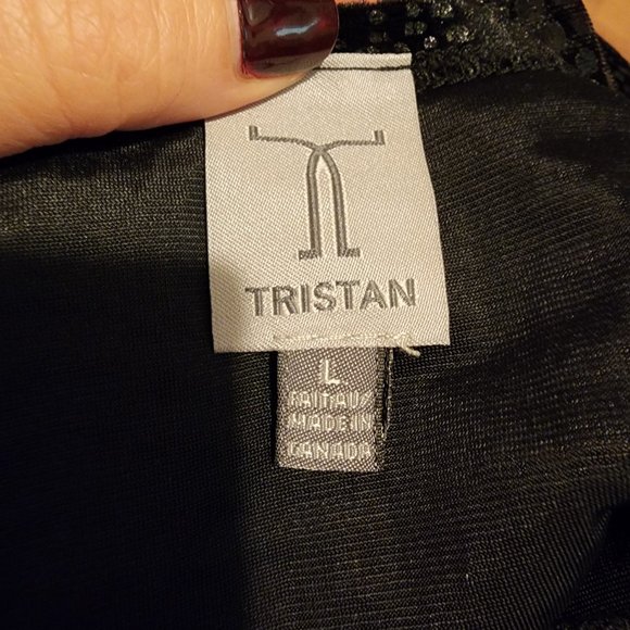 Tristan black camisole, Large - Picture 4 of 4